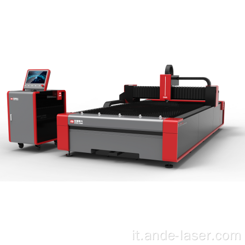 Taglierina laser a fibra CNC da 1500 * 3000mm per acciaio